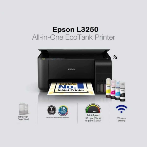 Epson-L3250-2 Epson L3250 Scan/Print/Copy Wifi Enabled Printer